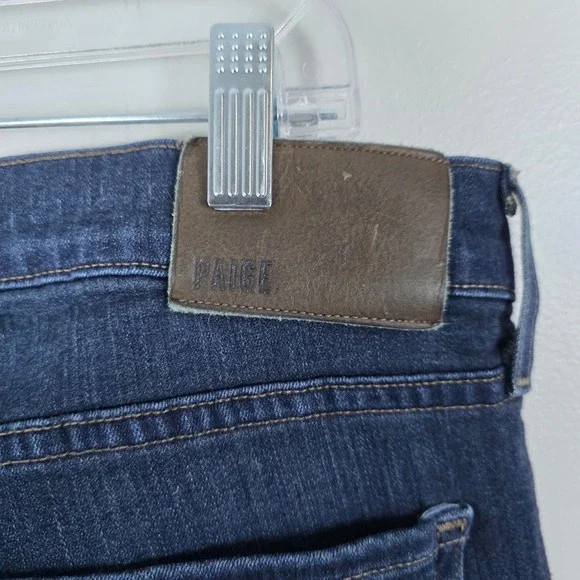 Paige Federal Men's Jeans Size 36 Dark Wash Denim Made in USA - Picture 7 of 9